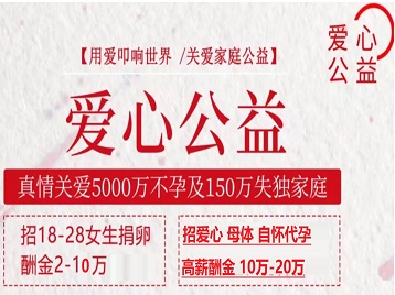 潍城捐卵助孕生子 爱心志愿者招募